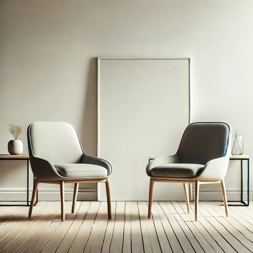 To stole i en rolig coaching-samtale